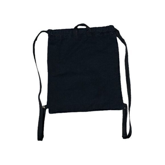 WALT DISNEY WORLD 2008 Drawstring Back Pack Tote Beach Bag Purse‎ Black Tote - Picture 2 of 3